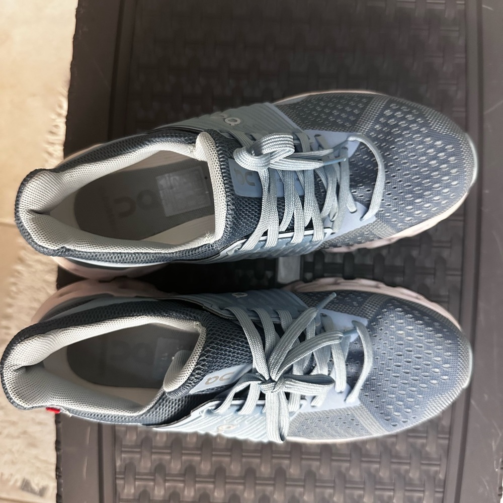 On Running Blue Athletic Shoes with Breathable Mesh Design; like new